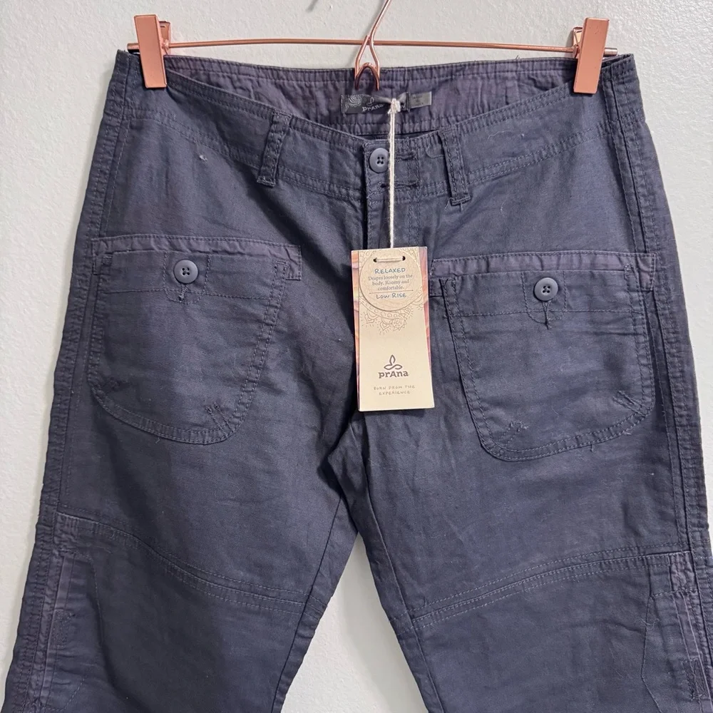 NWT Prana Kelly Capri Cargo Dark Blue Size 4 - Picture 4 of 15
